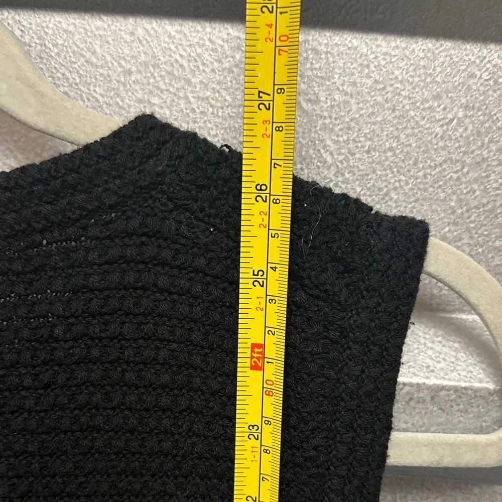 J. Crew Crochet Fringe‎ Sweater Tank Top Women XXL Office Contemporary Evening